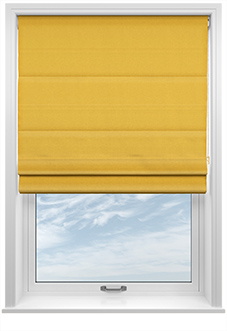 Windermere, Buttercup - Twist&Fit Roman Blind